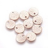 Ion Plating(IP) 304 Stainless Steel Charms STAS-E455-02RG-8mm-2