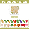 Opaque Resin Cabochons RESI-WH0038-66-2