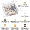 160Pcs 16 Style Tibetan Style Alloy Pendants TIBEP-FS0001-06AS-5