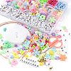 DIY Cute Colorful Beads & Pendants Kid Jewelry Set Making Kit DIY-LS0004-05-2