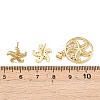 Brass Micro Pave Cubic Zirconia Pendant & Stud Earrings Sets for Women SJEW-F227-01A-G-3