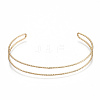 Brass Cuff Bangles Making KK-S354-279-NF-2