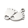 Non-Tarnish 304 Stainless Steel Charms STAS-K270-02P-2