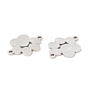 Non-Tarnish 201 Stainless Steel Connector Charms STAS-G296-16P-2