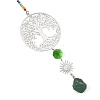 201 Stainless Steel Tree of Life Suncatcher HJEW-JM04875-02-2