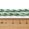Transparent Electroplate Glass Beads X1-GLAA-K064-05A-PL05-4