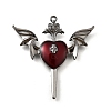 Alloy Enamel Gothic Style Pendants PALLOY-R157-06B-05A-1
