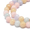 Natural White Jade Imitation Morganite Beads G-O201A-04A-1-3