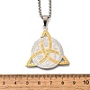 304 Stainless Steel Pendant Necklaces NJEW-R019-01G&P-5