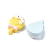 Macaron Color Opaque Resin Decoden Cabochons X-CRES-Q221-01C-2