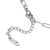 4.5MM 04 Stainless Steel Figaro Chain Paperclip Chain Necklaces NJEW-JN05576-5