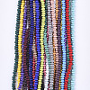 Spray Painted Non-magnetic Synthetic Hematite Beads Strands G-T124-19-2