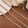 Rectangle Plastic Beaded Trimming DIY-WH0656-36B-5