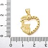 Brass Micro Pave Cubic Zirconia Pendants KK-M319-23G-01-3