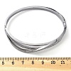 304 Stainless Steel Polymer Clay Rhinestone Hinged Bangles for Women BJEW-A011-16P-5