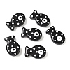 Baking Paint Glass Enamel Beads LAMP-D303-04K-1