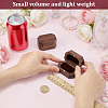 Octagon Wooden Ring Magnetic Boxes CON-WH0107-123C-3