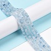 Natural Aquamarine Beads Strands G-H278-01B-2