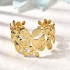 304 Stainless Steel Cuff Bangles BJEW-L705-04A-G-2