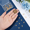 40Pcs Brass Connector Charms KK-UN0005-63-4