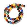 Natural Agate Beads Strands G-F417-05-8mm-5