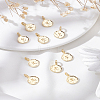 10Pcs Alloy Pendants FIND-LP0003-36Y-1