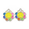 Alloy Enamel Pendants ENAM-B050-04P-01-2