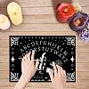 Printed Wood Pendulum Dowsing Divination Board Set DJEW-WH0324-062-5