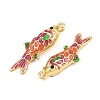 Brass Enamel Pendants KK-CBA3297-05A-G01-2