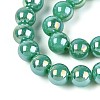 Electroplate Opaque Glass Beads Strands GLAA-T032-P8mm-AB12A-3