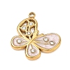 304 Stainless Steel Enamel Pendants SA-CBAAE04-06G-01-2