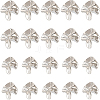 Gorgecraft 20Pcs 2 Style Alloy Shank Buttons BUTT-GF0003-49C-1