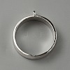 Tibetan Style Alloy Open Back Bezel Pendants FIND-WH0152-220AS-1