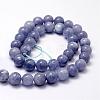 Natural White Jade Imitation Aquamarine Beads Strands G-F364-15-10mm-2