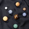 Natural Gemstone Eight Planets of the Solar System Display Decorations G-F734-13-5