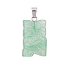 Natural Green Aventurine Pendants PW-WGE4606-09-1