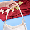 8Pcs 8 Styles White Acrylic Round Beads Bag Handles FIND-TA0001-37-6