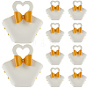 DIY PU Imitation Leather Heart Flower Purse Making Sets PURS-WH20005-04B-1