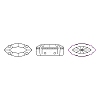 Preciosa® MAXIMA Crystal Sew-On Cups LS-Y-PRC-SE10-00030-235-S-5