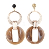 Imitation Gemstone Style Acrylic Dangle Earrings EJEW-JE03673-01-2