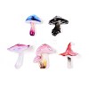 Mushroom Theme Opaque Resin Cabochons CRES-T025-22-2