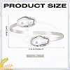 1Pc Iron Cuff Bangles BJEW-LP0005-02P-2