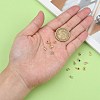 Brass with Single Cubic Zirconia Charms ZIRC-F095-03G-6