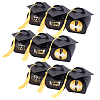 Graduation Cap Shaped Paper Gift Box CON-WH0072-76-1