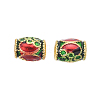 Chinese Style Alloy Enamel Beads X-ENAM-L015-07A-G-3
