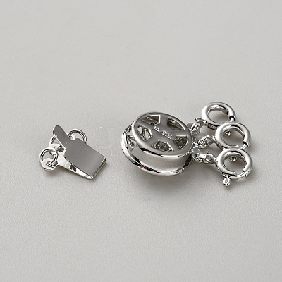 Brass Box Clasps KK-WH20021-002C-P-1