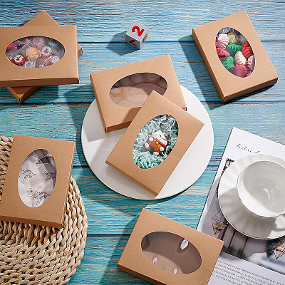 Foldable Creative Kraft Paper Box LS-CON-WH0085-29A-1