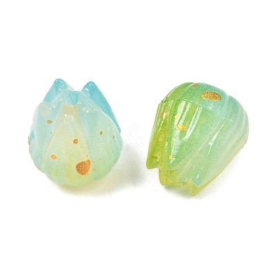 Opaque Acrylic Beads OACR-G054-04F-1