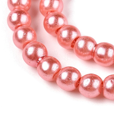 Baking Paint Glass Pearl Bead Strands HY-Q003-3mm-77-A-1
