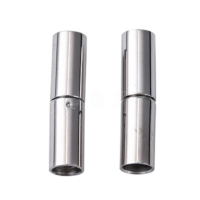 Tarnish Resistant 304 Stainless Steel Bayonet Clasps STAS-P226-01F-1